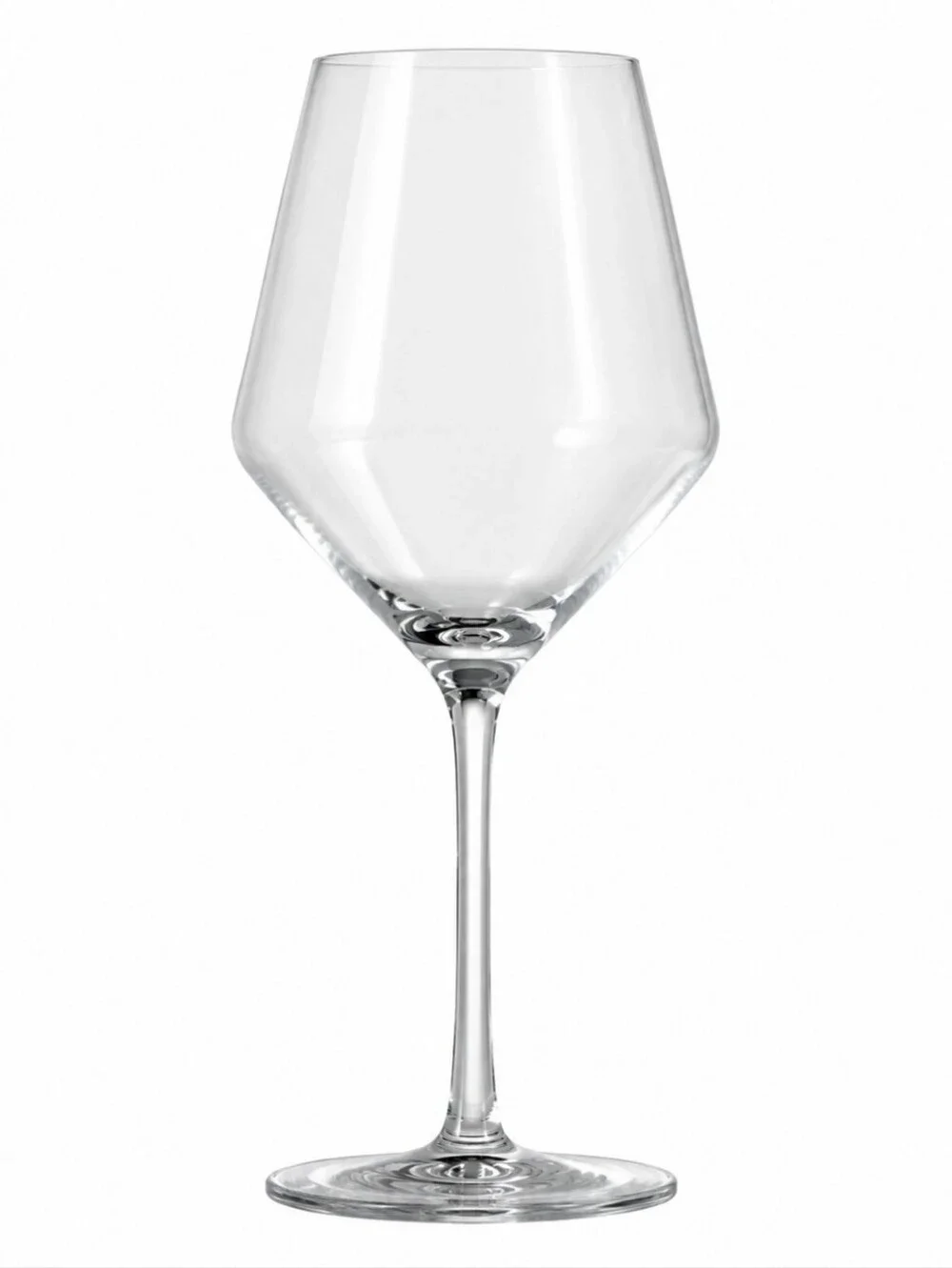 Schott Zwiesel Crystal Wine Glass Clear Modern Angular Bowl Made in Germany